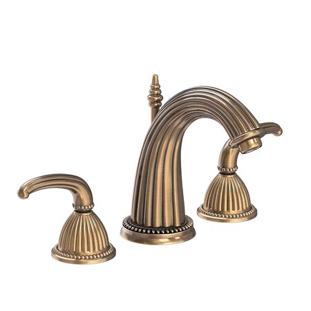 Newport Brass Widespread Lavatory Faucet in Antique Brass 880C/06